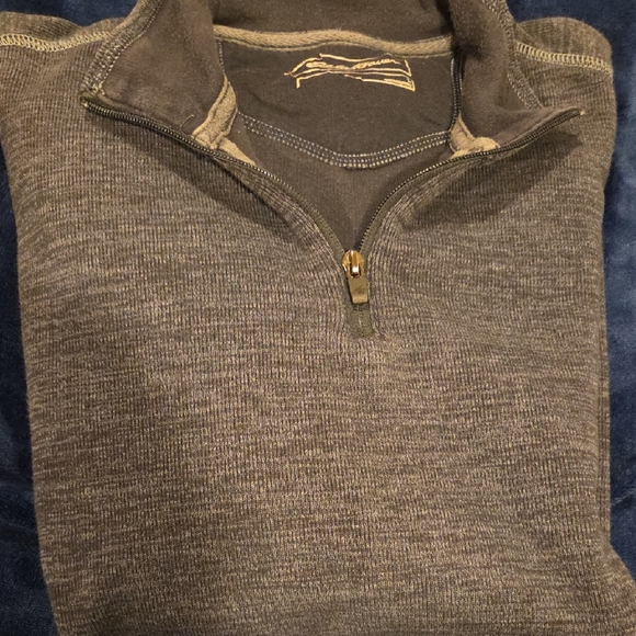 Eddie Bauer Other - Eddie Bauer Men's Brown Zip-Up Sweater